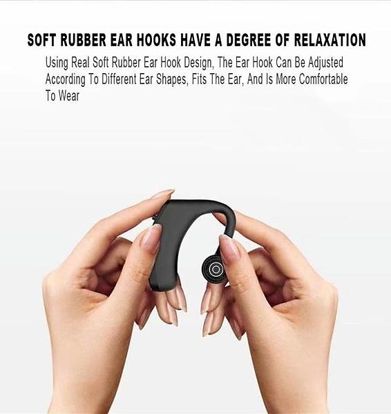 1PC Wireless Bluetooth Business Headphones With Mic Voice Control Handsfree Earphone Stereo Noise Cancellation Earhook Bluetooth Headset For Smart Phone 2025 - $13.99 –P10