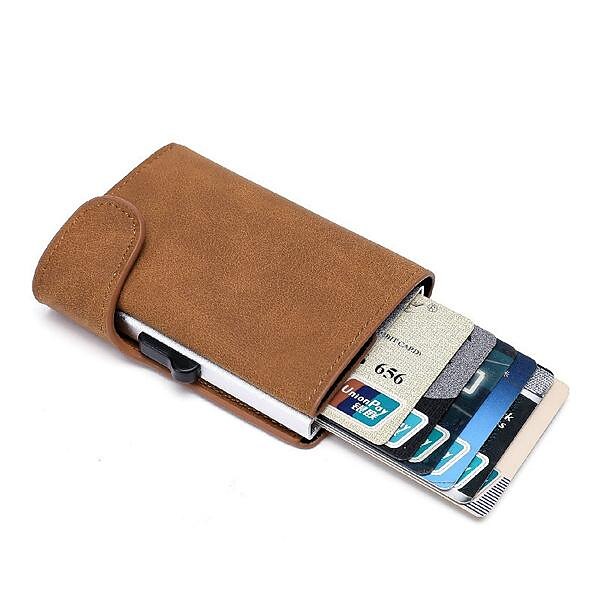 RFID Pop Up Credit Card Holder Wallet Men Business Card Case Slim Minimalist Trifold Credit Card Wallet for Women Card Holder Up 2025 - $16.99 –P14