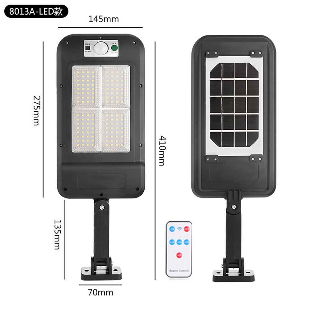Solar Outdoor Wall Lamp Street Lamp LED Waterproof and Energy-Saving Used for Remote Control Waterproof and Motion Sensor Lighting of Courtyard Garden Terrace 2025 - $26.99 –P11