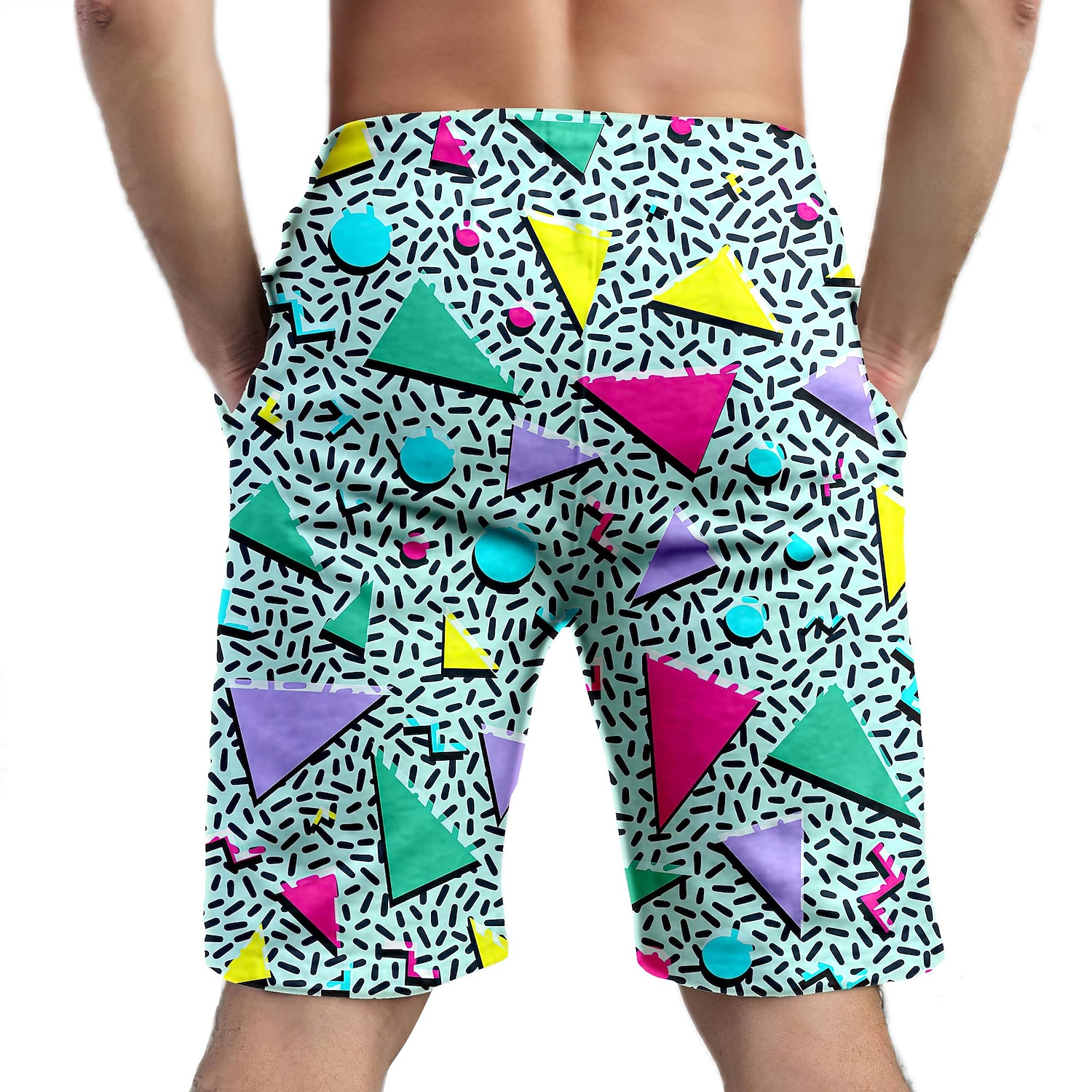 Doll Retro Vintage 1980s Beach Shorts Men's Costume Vintage Cosplay Vacation Beach Shorts 2025 - $16.49 –P1