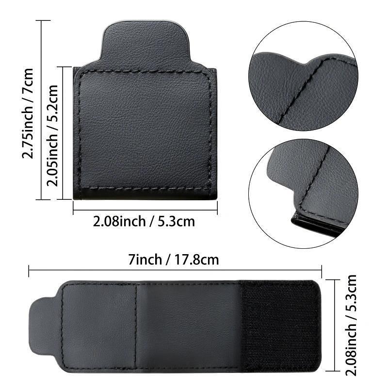 2Pcs Car Seat Seat Belt Adjuster Velcro PU Leather Seat Belt For Children Pregnant Women With Limiter Fixed Clip Anti-stretching Neck Belly 2025 - $11.99 –P6
