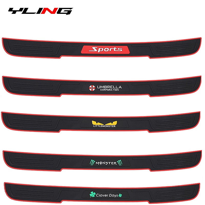 Universal Car Trunk Door Sill Protector Rubber Strip Sticker Auto Rear Bumper Guard Scratch Protection Bar Black Styling Car Accessories 90cm/35.4in 2025 - $21.99 –P10