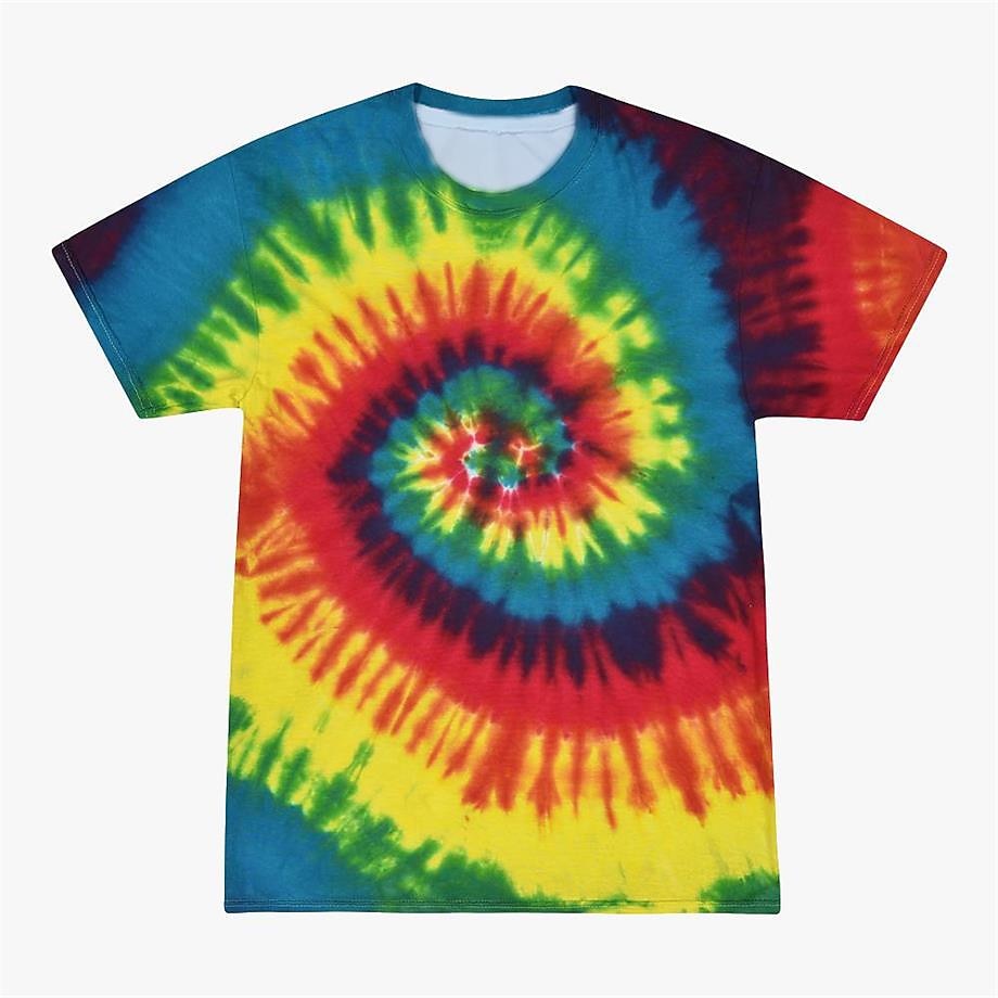 Disk Tie Dye T-skjorte Animé 3D Graphic Til Par Herre Dame Voksne Maskerade 3D-utskrift Fritid / hverdag 2025 - $17.99 –P7
