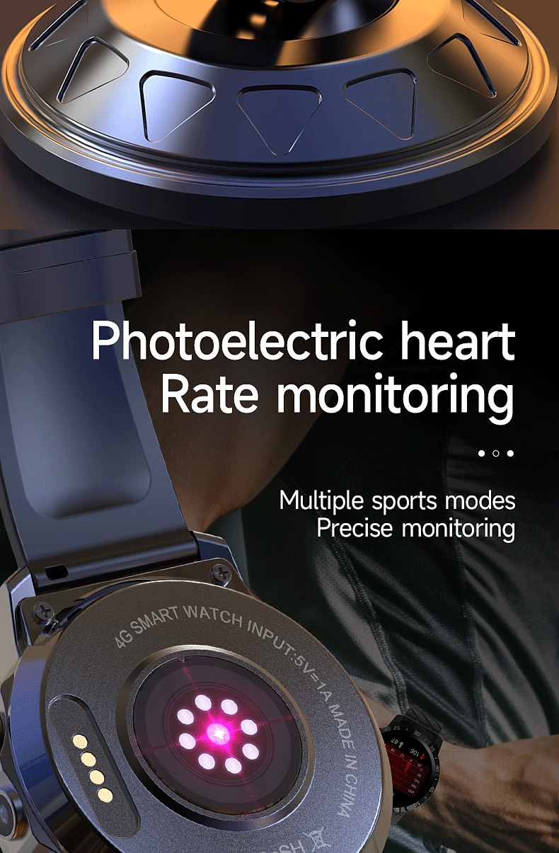 2023 global version 4g netto smartwatch android os 1000mah batterij 1.6 scherm bloeddruk gps locatie mannen smart watch 2025 - $192.99 –P13
