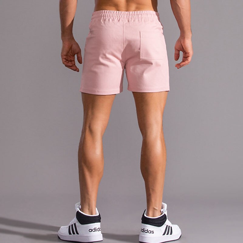 Per uomo Pantaloncini rosa Pantaloncini estivi Pantaloncini casual Tasche Liscio Comfort Traspirante Esterno Giornaliero Per uscire Di tendenza Informale Nero Bianco del 2025 a $23.99 –P6