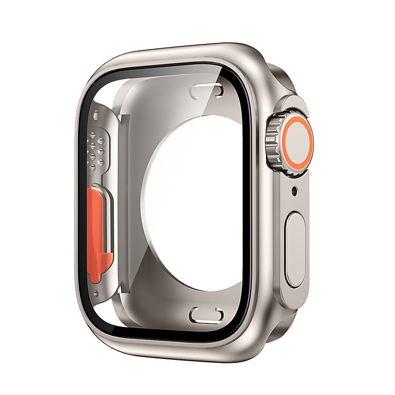 נרתיק שעון עם מגן מסך מותאם ל Apple Watch Series 8 7 41mm 45mm / Series 6 5 4 SE 40mm 44mm All Around Protective עמיד בזעזועים זכוכית משוריינת / מחשב קשיח שעון כיסוי 2025 - $12.99 –P8
