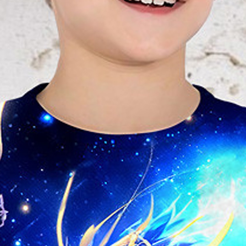 Boys 3D Graphic Animal Dragon T shirt Tee Short Sleeve 3D Print Summer Spring Active Sports Fashion Kids 3-12 Years Outdoor Casual Daily Regular Fit 2025 - $11.99 –P4