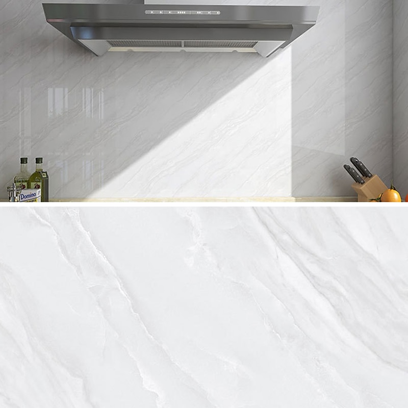cool wallpapers marmeren behang muurschildering waterdicht oliebestendig vochtbestendig meubels renovatie zelfklevend gemakkelijk verwijderbare wandbekleding keuken aanrecht kast plank voering 2025 - $13.99 –P8