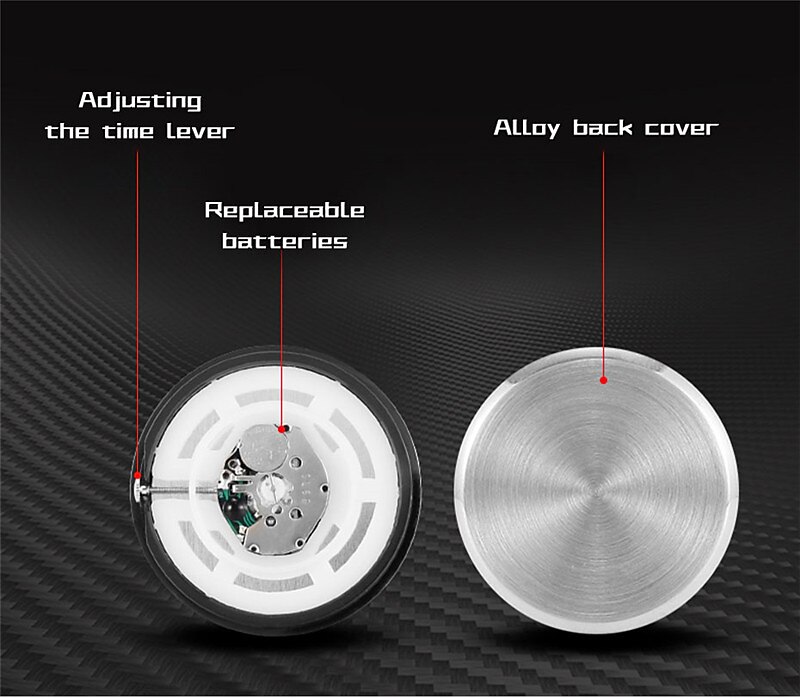 New Upgrade Car Refit Accessories With Luminous Star Sky Clock Electronic Quartz Ornaments Watch Clock Apply for All Car 2025 - $12.99 –P6