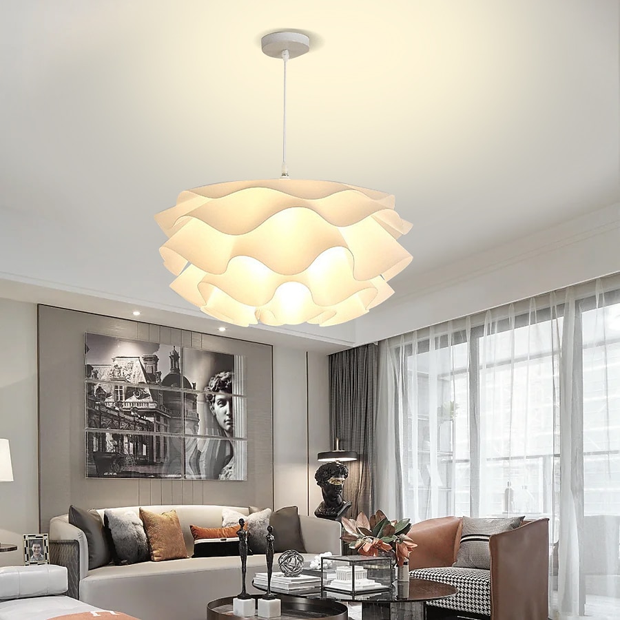 led pendentif lumière acrylique fleur design unique plafond en métal luminaires créatif bar style atmosphère lustre pour salon, îlot de cuisine, chambre à coucher de 2025 ? $349.99 –P9