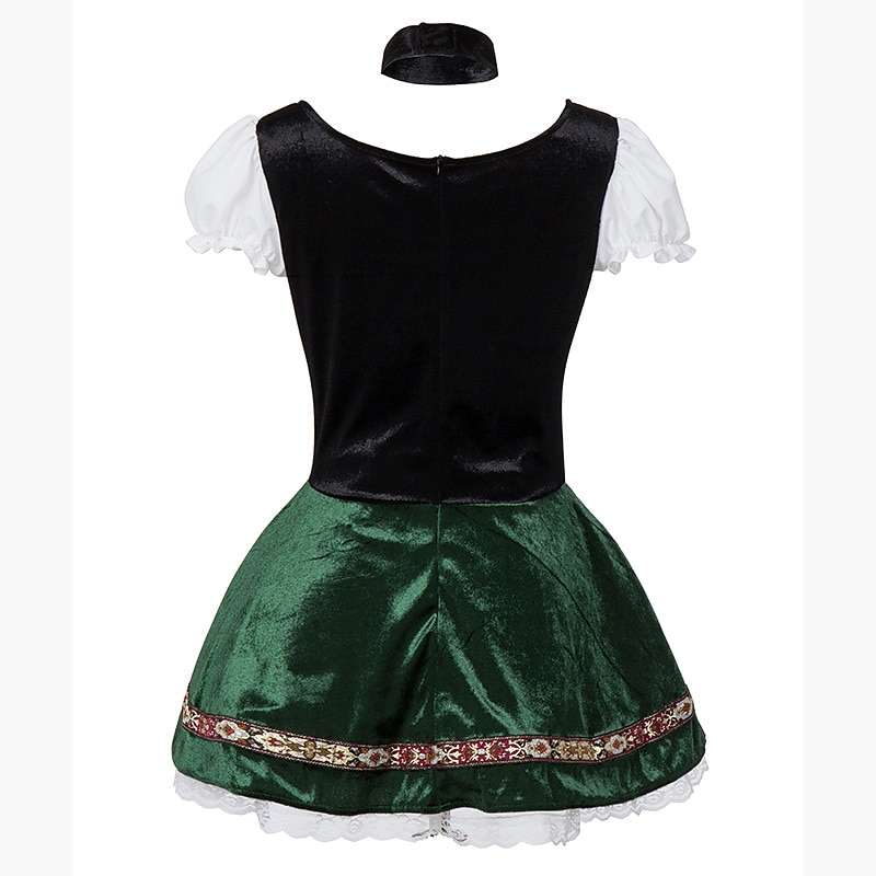 Oktoberfest Dirndl Trachtenkleider Strumpf Oktoberfest / Bier Bayerisch Bayerisch Wiesn Traditioneller Stil Wiesn Damen Stoff im traditionellen Stil Hemd Schürze Socken 2025 - $34.99 –P5