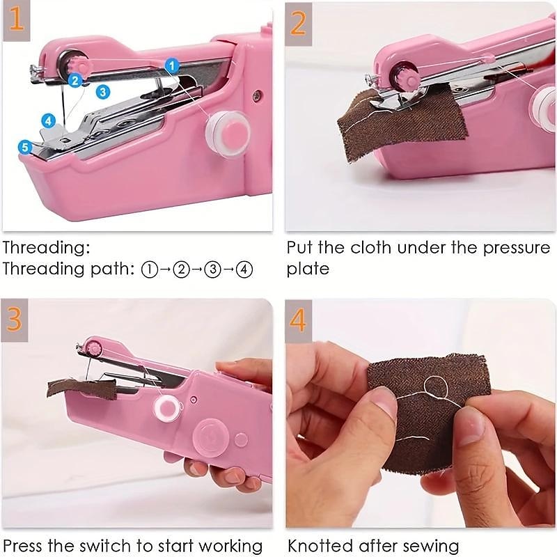 Buy Hand Held Sewing Machine Mini Portable Cordless Sewing Machine