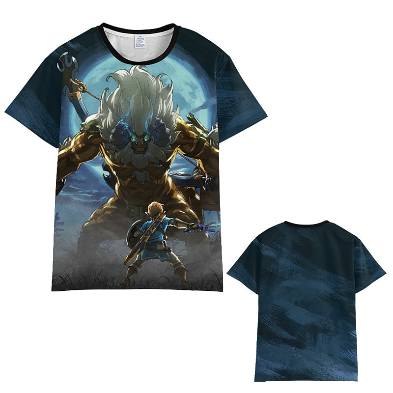 The Legend of Zelda: Tears of the Kingdom Link Princess Zelda T-shirt Anime 3D Graphic For Couple's Men's Women's Adults' Masquerade 3D Print Casual Daily 2025 - $17.49 –P2