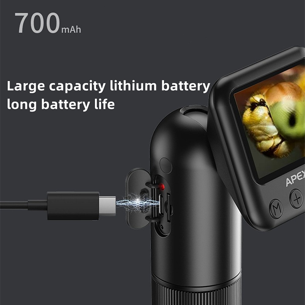 Handheld Digital Microscope with 2 LCD Screen 800X Pocket Portable Microscope for Kids with Adjustable Lights Coins Electronic Magnifier Camera 2025 - $83.99 –P3