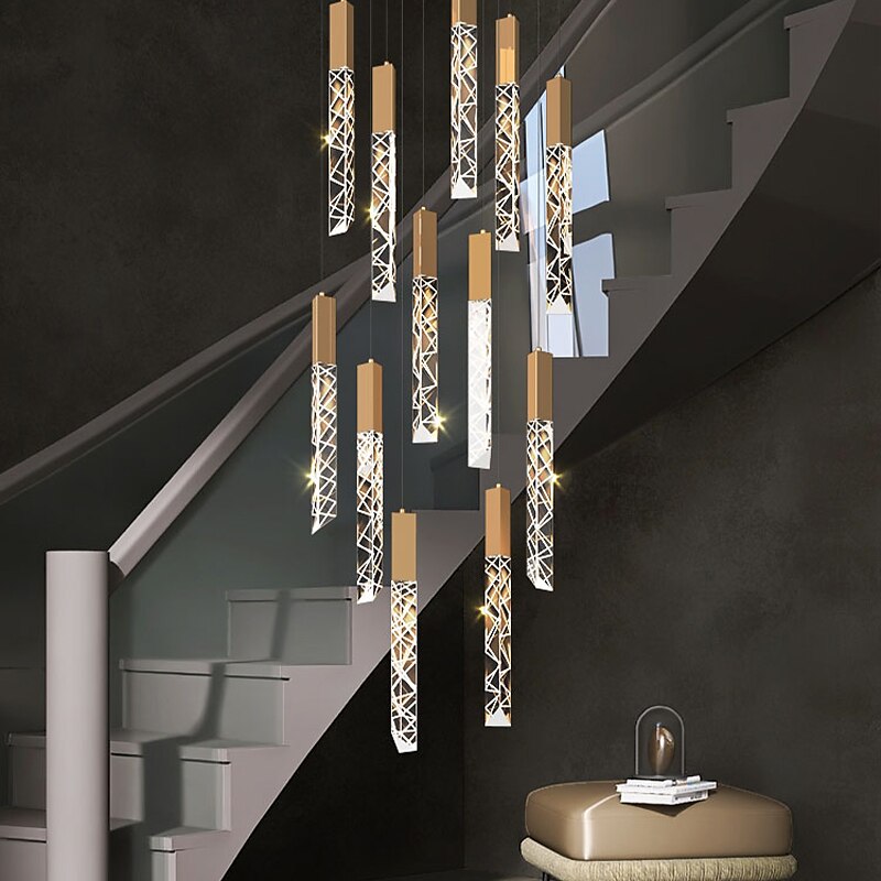 2 lumières 3 lumières 6 lumières 3 cm Intensité Réglable Conception unique Lampe suspendue Aluminium Plaqué Moderne Style nordique 110-120V 220-240V de 2025 ? $84.99 –P8