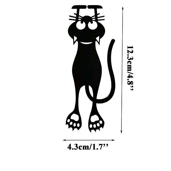1PCS Black Cat Plastic Bookmark Envelope Sign Hollow Out Mini 3D Animal  Bookmarks, Back to School Gift 2026 - $7.99 –P4