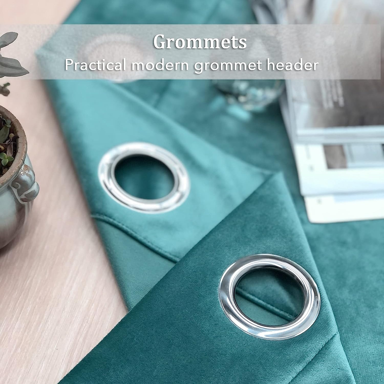 Verdunkelungsvorhang, Samt, Bauernhaus-Optik, Ösen, IKEA-Serie, Vorhangpaneele für Wohnzimmer, Schlafzimmer, Tür, Küche, Fensterbehandlungen, wärmeisoliert, Raumverdunkelung 2026 - $34.99 –P14