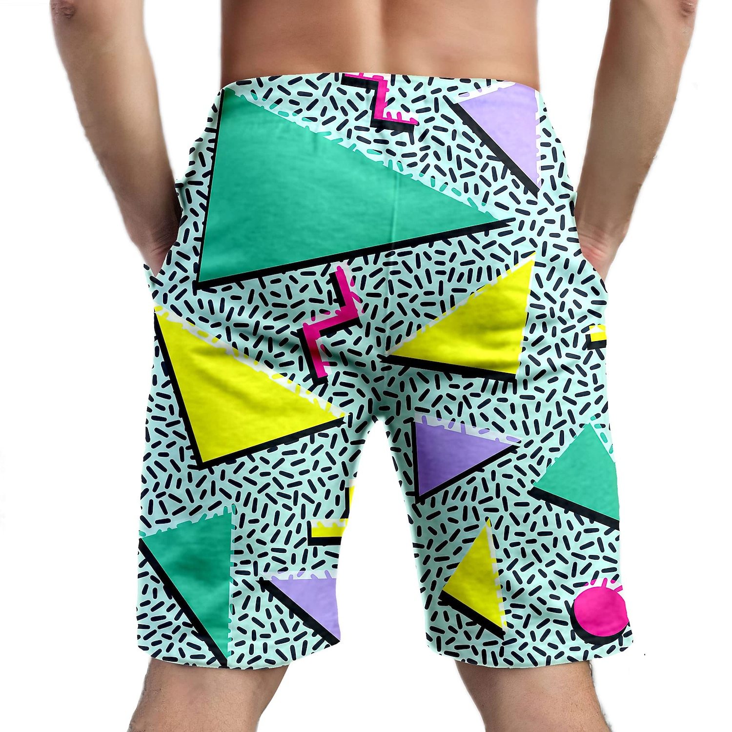 Doll Retro Vintage 1980s Beach Shorts Men's Costume Vintage Cosplay Vacation Beach Shorts 2025 - $16.49 –P16