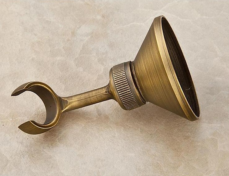 Traditional Shower System Faucet Set with Bathtub Spout with Heldhand Handshower Spray, Vintage Brass Dual Spout Wall Mounted Ceramic Mixer Valve 2025 - $145.99 –P4