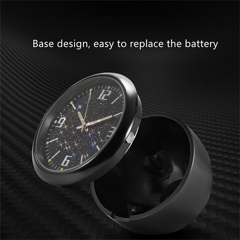 New Upgrade Car Refit Accessories With Luminous Star Sky Clock Electronic Quartz Ornaments Watch Clock Apply for All Car 2025 - $12.99 –P2