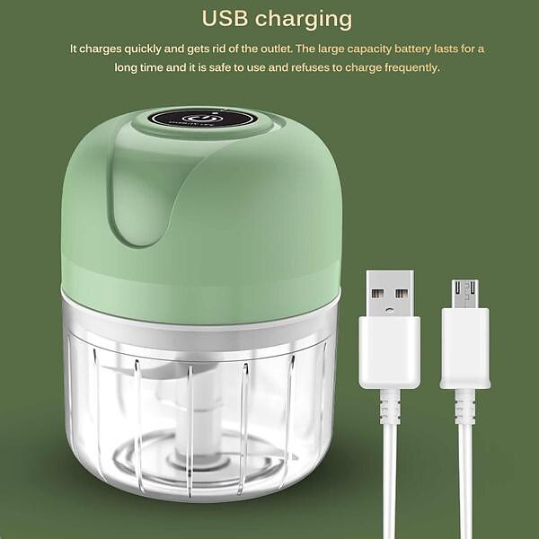 100/250 ml elettrico mini usb aglio schiacciapatate wireless aglio smerigliatrice tritacarne verdure peperoncino tritacarne cibo chopper utensili da cucina del 2026 a $20.99 –P6