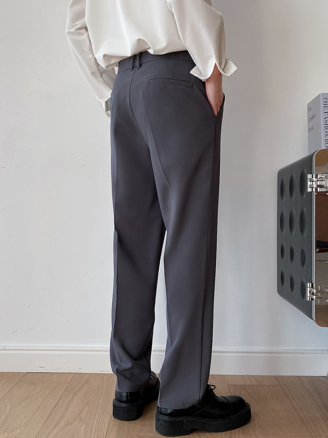 Graduation Trouser Men's Graduation Dress Pants Trousers Suit Pants Wide Leg Straight Leg ...