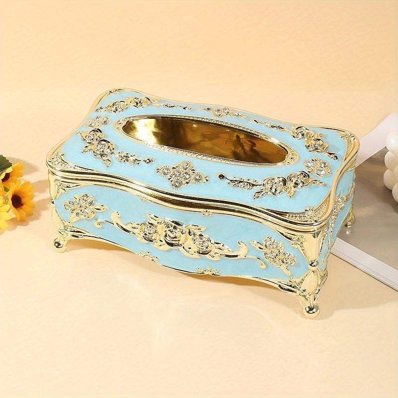Tissue Box Holder, Vintage Toilet Paper Holder, Elegant Acrylic Facial Tissue Napkin Dispenser Holder For Bedroom, Coffee Table, Bathroom, Home, Restaurant, Wedding 2025 - $14.99 –P7