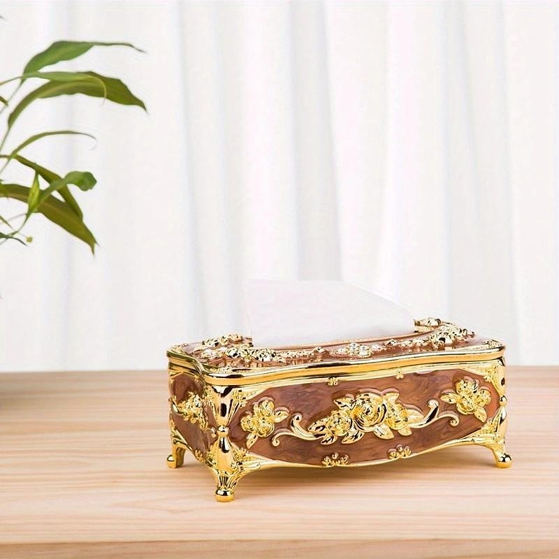 Tissue Box Holder, Vintage Toilet Paper Holder, Elegant Acrylic Facial Tissue Napkin Dispenser Holder For Bedroom, Coffee Table, Bathroom, Home, Restaurant, Wedding 2025 - $14.99 –P8