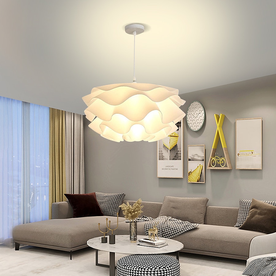 led pendentif lumière acrylique fleur design unique plafond en métal luminaires créatif bar style atmosphère lustre pour salon, îlot de cuisine, chambre à coucher de 2025 ? $349.99 –P7