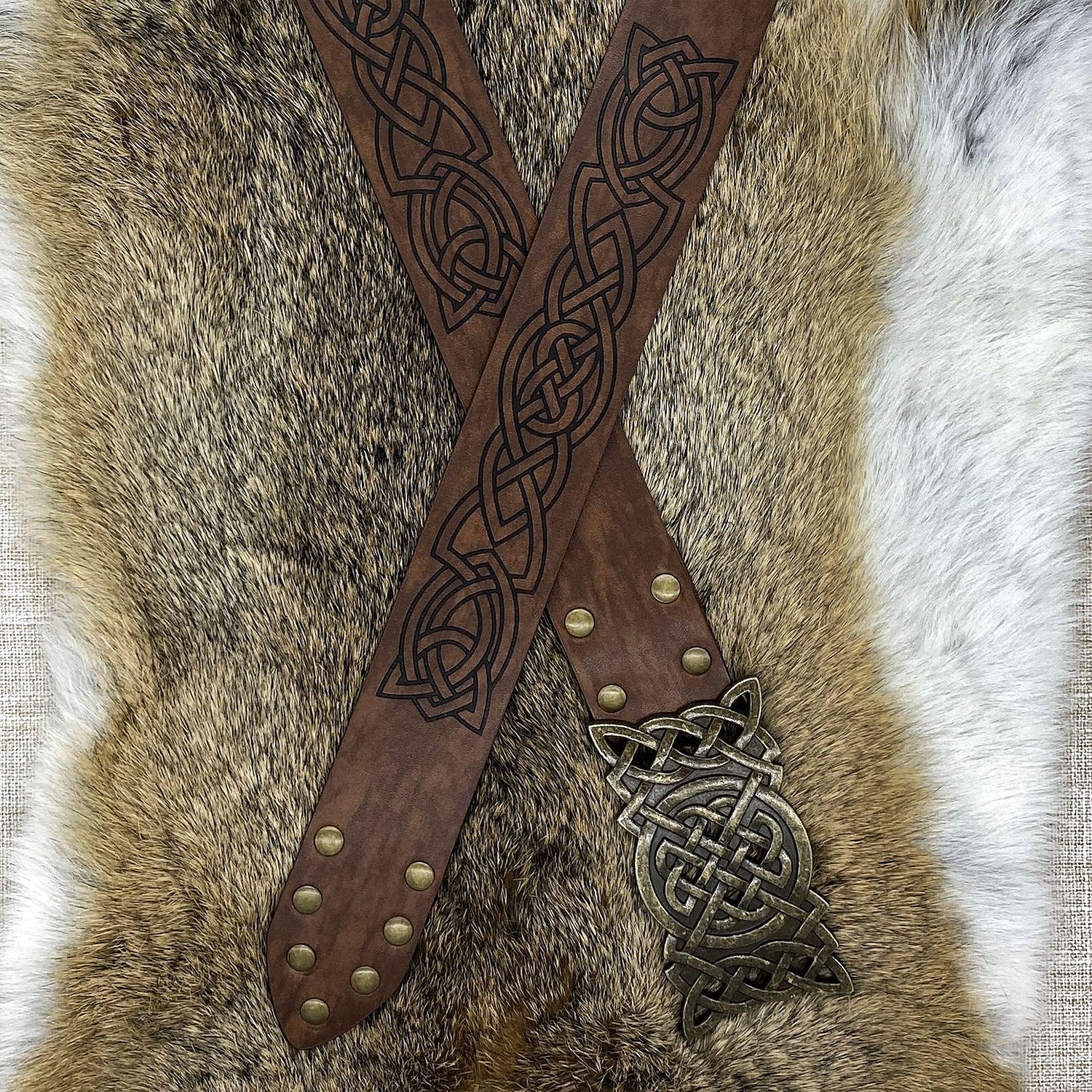 Warrior Knight Ritter Viking Celtic Knight Retro Vintage Punk & Gothic Medieval Renaissance 17th Century Cosplay Costume Masquerade Waist Belt Men's Women's Costume Vintage Cosplay Performance Stage 2025 - $18.99 –P6
