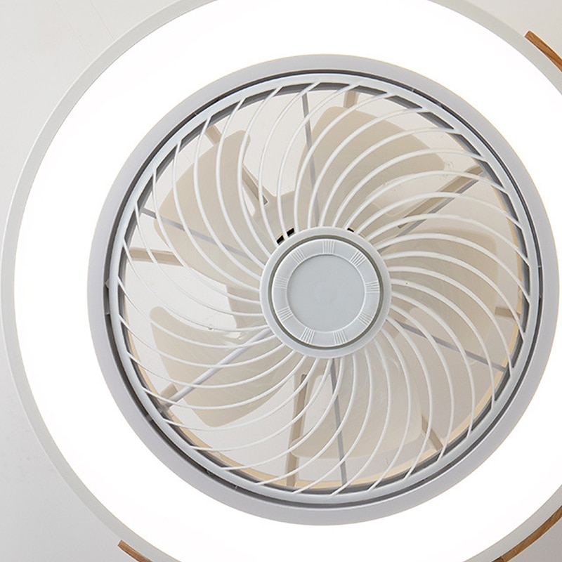 ventilateurs de plafond à led avec lumières dimmable avec contrôle à distance 20 "plafonnier encastré abat-jour en acrylique lustre chambre salon de 2025 ? $242.49 –P6