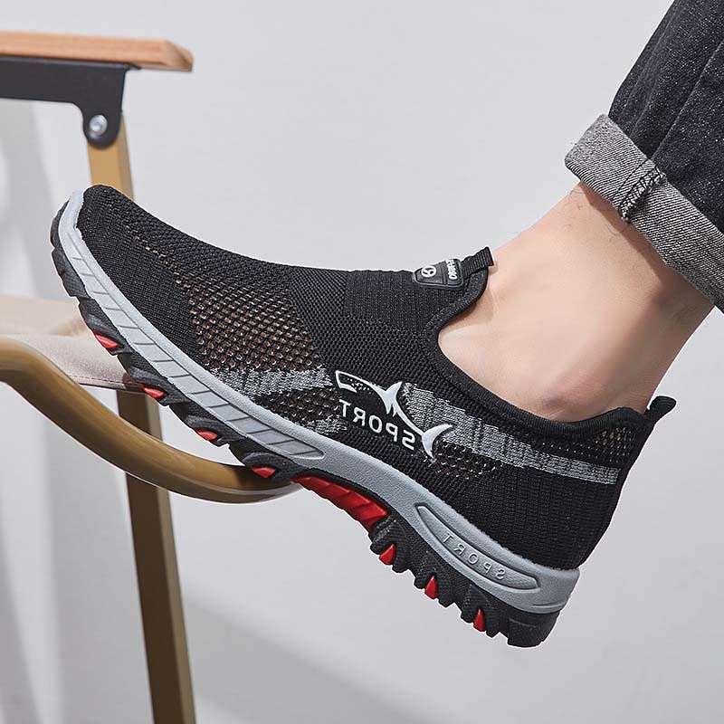 Atmungsaktive Mesh-Schlupfschuhe für Herren – leichte, bequeme Lauf-Sneaker für Outdoor-Aktivitäten 2025 - $26.99 -P5