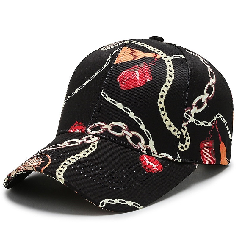 Herr Basebollkeps Solhatt Pokerhatt Vit Blå Polyester Resor Hiphop Strandstil Utomhus Semester Hiphop-graffiti Justerbara 2025 - $12.99 –P10