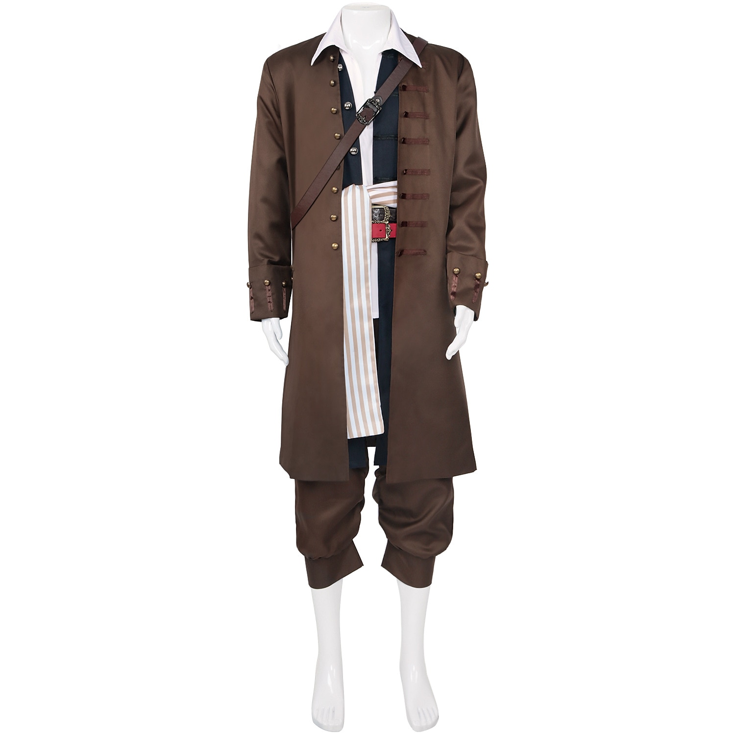 Pirates of the Caribbean Karib-tenger kalózai Szerepjáték Jelmezek Felszerelések Jelmez Szerepjáték Cosplay jelmez Filmsztár jelmez for Férfi Felnőttek Álarcos mulatság 2025 - $141.99 –P2