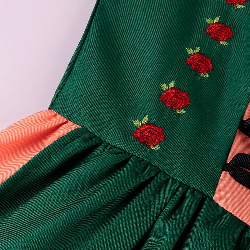 Oktoberfest Dirndl Trachtenkleader Oktoberfest / Bere bavareză bavareză Wiesn Stil tradițional Pajiști Pentru femei Pânză în stil tradițional Rochie Șorț 2025 - $52.99 –P8