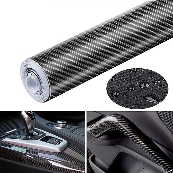 starfire 1 יחידות 6d סיבי פחמן ויניל דביק עצמי סרט עטיפה למכוניות סרט סרט דביק עצמי נגד התנגשות מתאים לרוב מדבקות עשה זאת בעצמך לרכב 2025 - $11.99 –P1