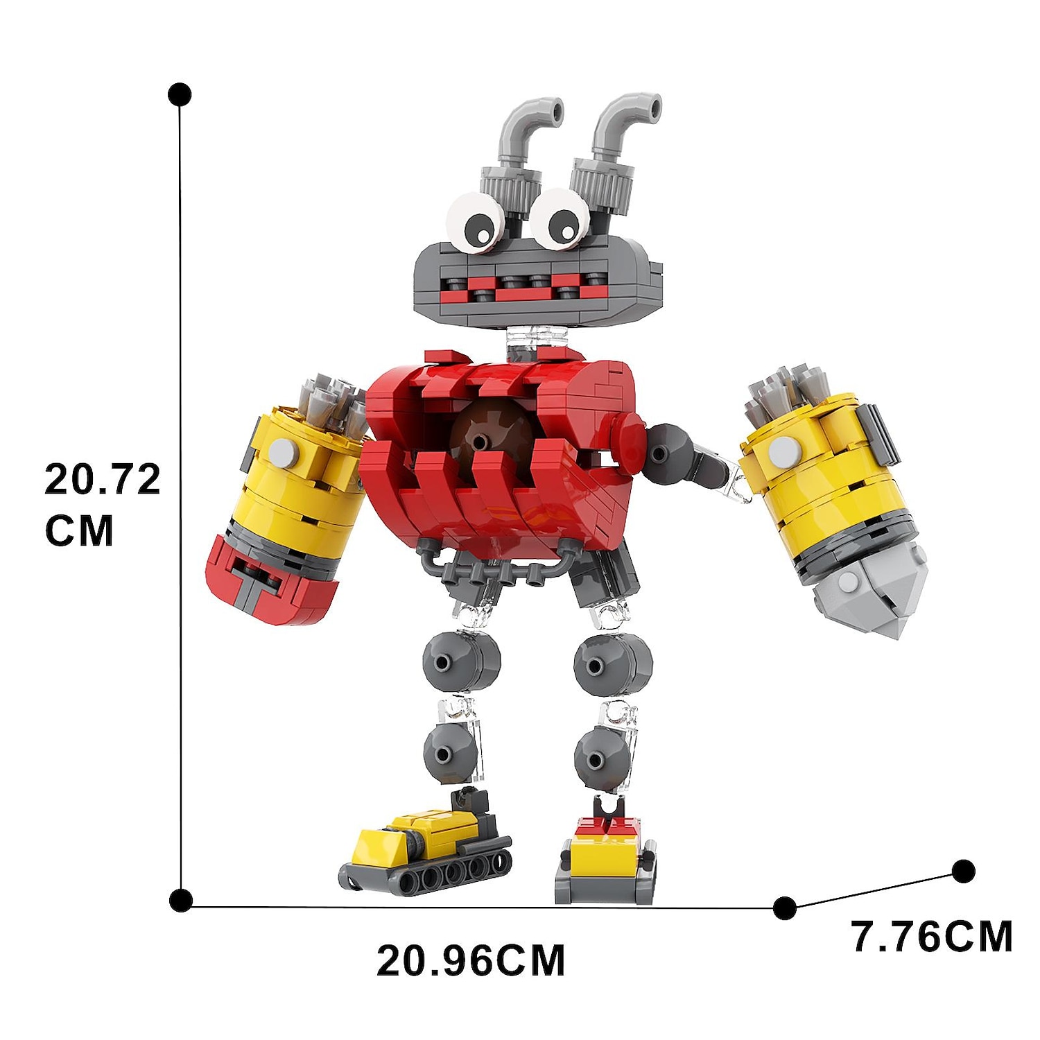 blocuri de construcție, explozive monștrii mei cântători asamblare joc de blocuri de construcție cor de monștri jucării bloc de construcție cu particule mici 2025 - $62.99 –P9