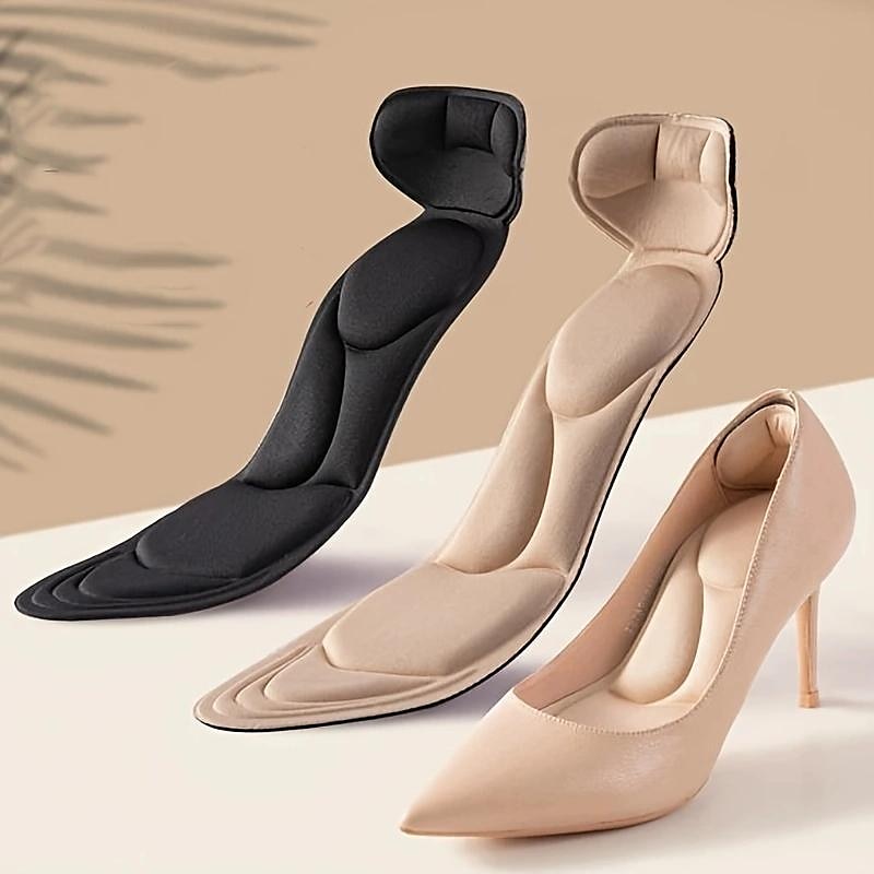 1 paire Absorption des chocs / Respirable / Vestimentaire Semelle Intérieures Matériel spécial Toutes les Chaussures Toutes les Saisons Femme Noir / Beige de 2025 ? $11.99 –P1