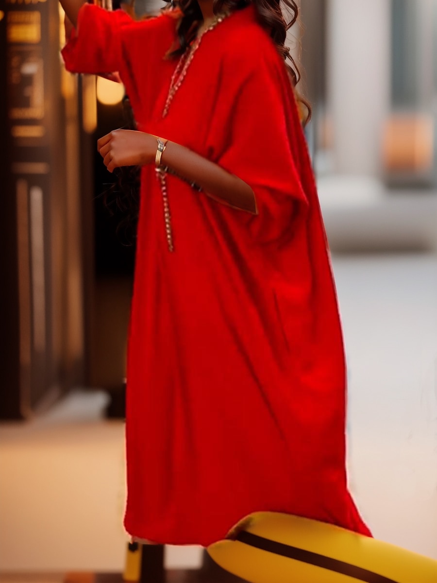 Pentru femei Rochie Maxi lungă Rochie Lunga Rochie Maxi Rochie casual Rochie imprimata Rochie de primăvară De Bază Clasic Modern În aer liber Vacanță Zilnic Potrivire Largă Frunză Simplu Lungime 2025 - $28.99 –P4