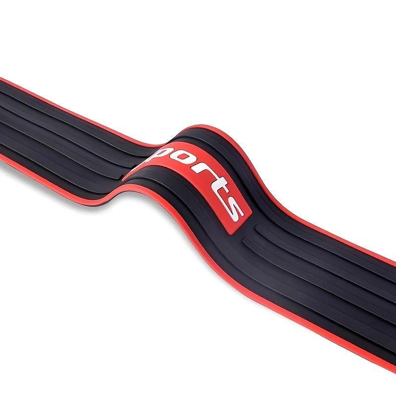 Universeller Kofferraum-Einstiegsleisten-Schutz, Gummistreifen-Aufkleber, Auto-Heckstoßstangenschutz, Kratzschutzleiste, schwarzes Styling, Autozubehör, 90 cm 2025 - $11.99 -P2