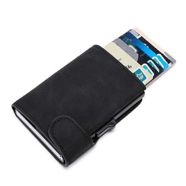RFID Pop Up Credit Card Holder Wallet Men Business Card Case Slim Minimalist Trifold Credit Card Wallet for Women Card Holder Up 2025 - $16.99 –P6