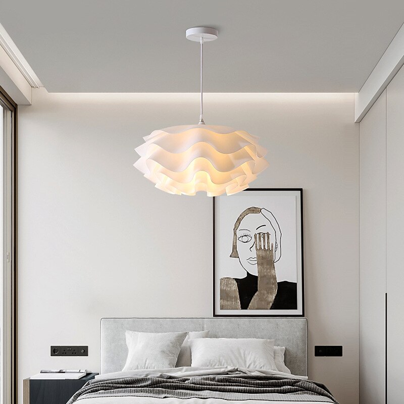 led pendentif lumière acrylique fleur design unique plafond en métal luminaires créatif bar style atmosphère lustre pour salon, îlot de cuisine, chambre à coucher de 2025 ? $349.99 –P3