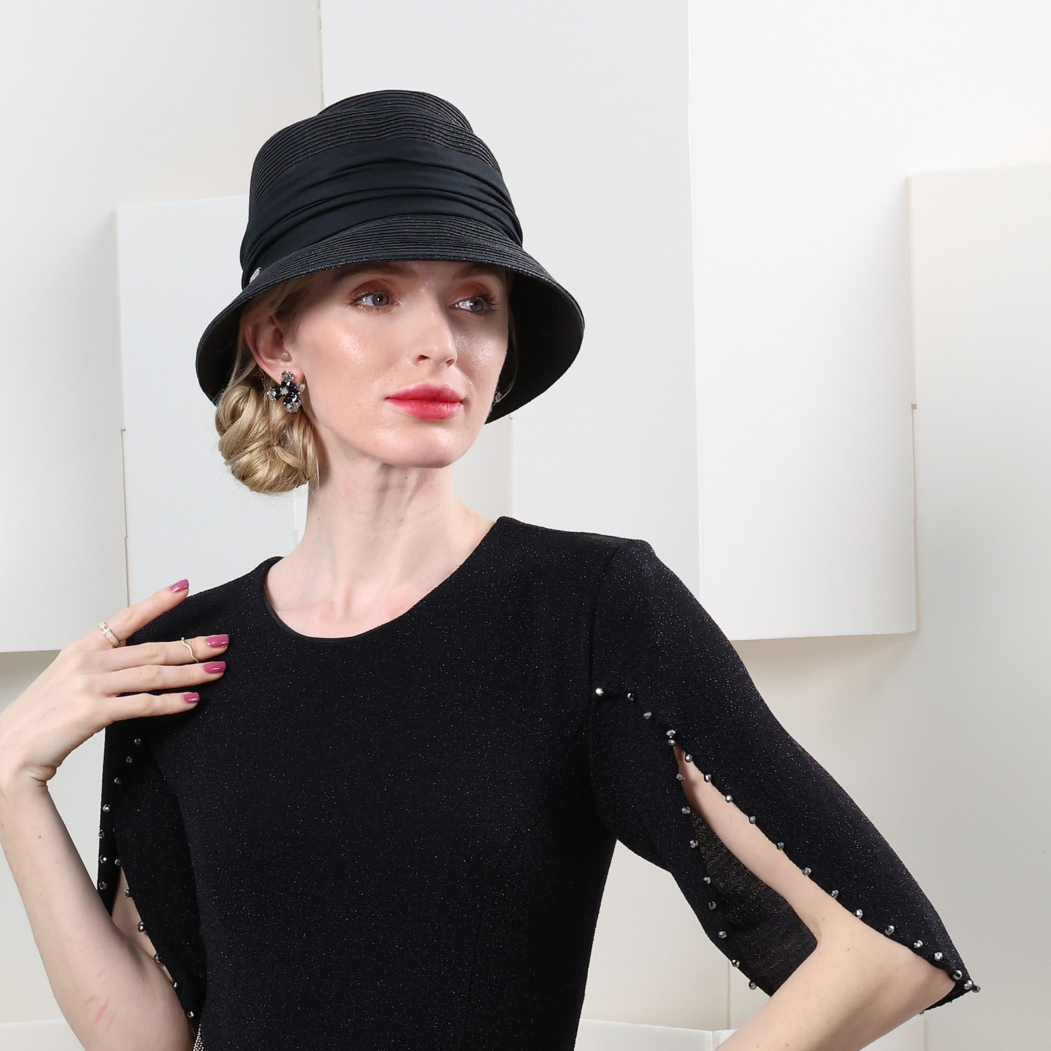 cappelli cappello a secchiello in fibra di poliestere cappello di paglia cappello da sole vacanza casual semplice protezione solare con copricapo copricapo del 2026 a $40.99 –P12