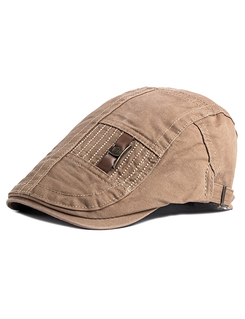 Herren Schiebermütze Ascot-Hut Ballonmütze Schwarz Dunkelmarine Baumwolle Mode Strassenmode Stilvoll 1920er Jahre Mode Outdoor Täglich Ausgehen Glatt Warm 2025 - $12.49 –P3