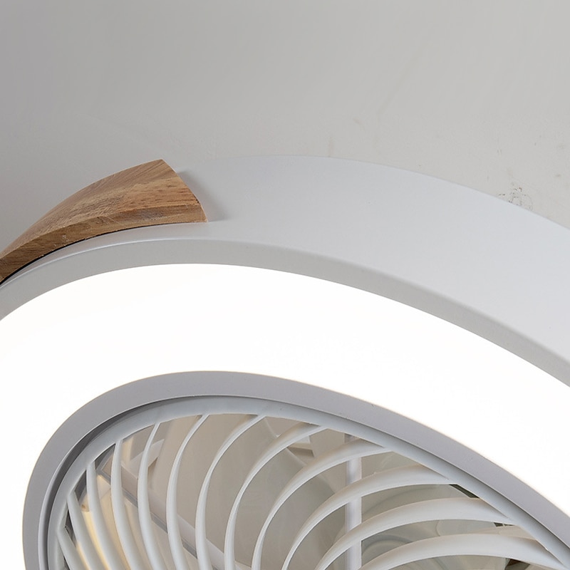 ventilateurs de plafond à led avec lumières dimmable avec contrôle à distance 20 "plafonnier encastré abat-jour en acrylique lustre chambre salon de 2025 ? $242.49 –P7