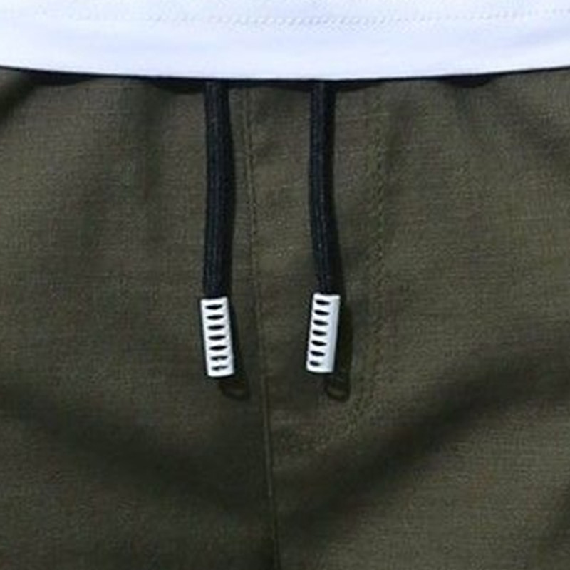 Leinenhose für Jungen, Hose mit Tasche, einfarbig, atmungsaktiv, Komforthose, Outdoor, cool, täglich, Basic, Armeegrün, Marineblau, Khaki, mittlere Taille 2026 - $19.99 –P10