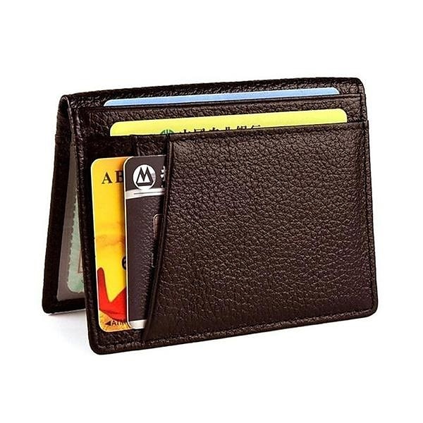 Ultra Slim Front Pocket Wallet Bifold Mens Wallet With 8 Card Slots Minimalist Travel Wallet Flip ID Window Slots for Driver License ID Cards Business Wallet Slim 2025 - GBP £4.5 –P8