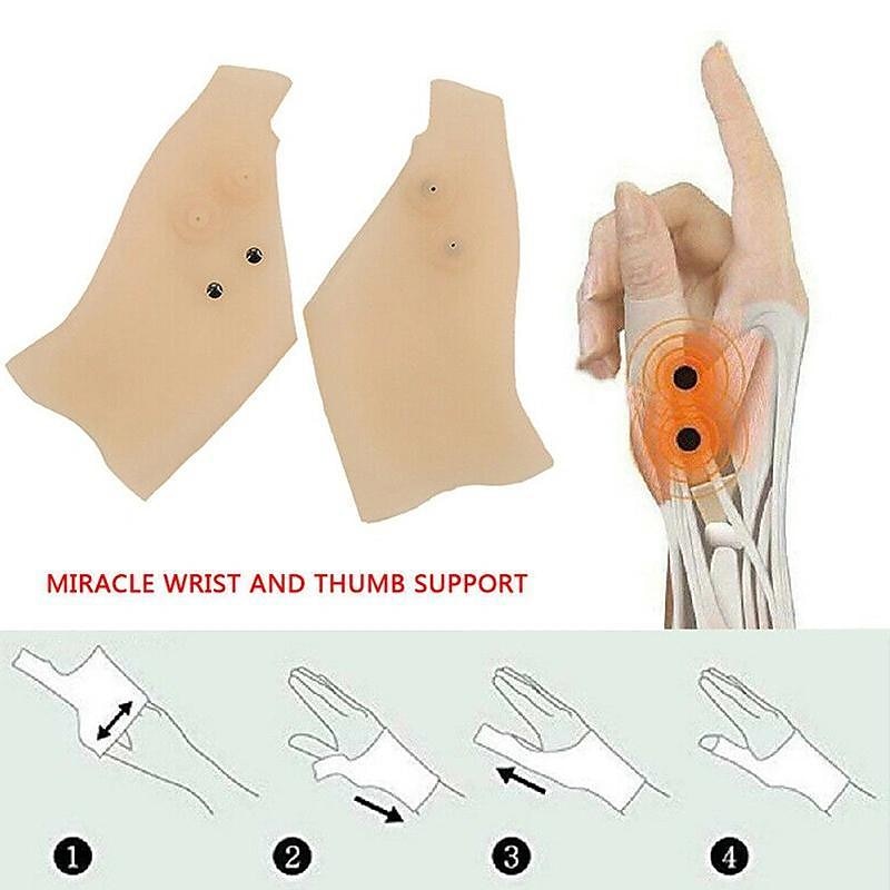 magnetiska terapihandskar handled ärm handled stukning fast handled ärm silikon tumm ärm mus handskydd 2025 - $7.49 –P1