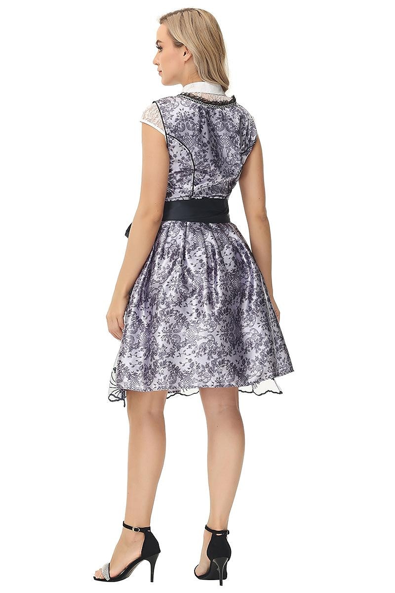 Oktoberfest Dirndl Trachtenkleader Oktoberfest / øl bayerske bayerske Wiesn Tradisjonell stil Enger Dame Tradisjonell stil klut Genser Kjole Forkle 2025 - $52.99 –P4