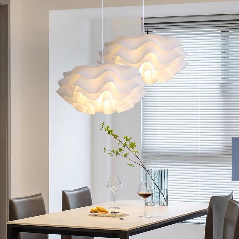 led pendentif lumière acrylique fleur design unique plafond en métal luminaires créatif bar style atmosphère lustre pour salon, îlot de cuisine, chambre à coucher de 2025 ? $349.99 –P1